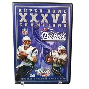 Vintage NFL Super Bowl XXXVIII Champions New England Patriots 2004 DVD